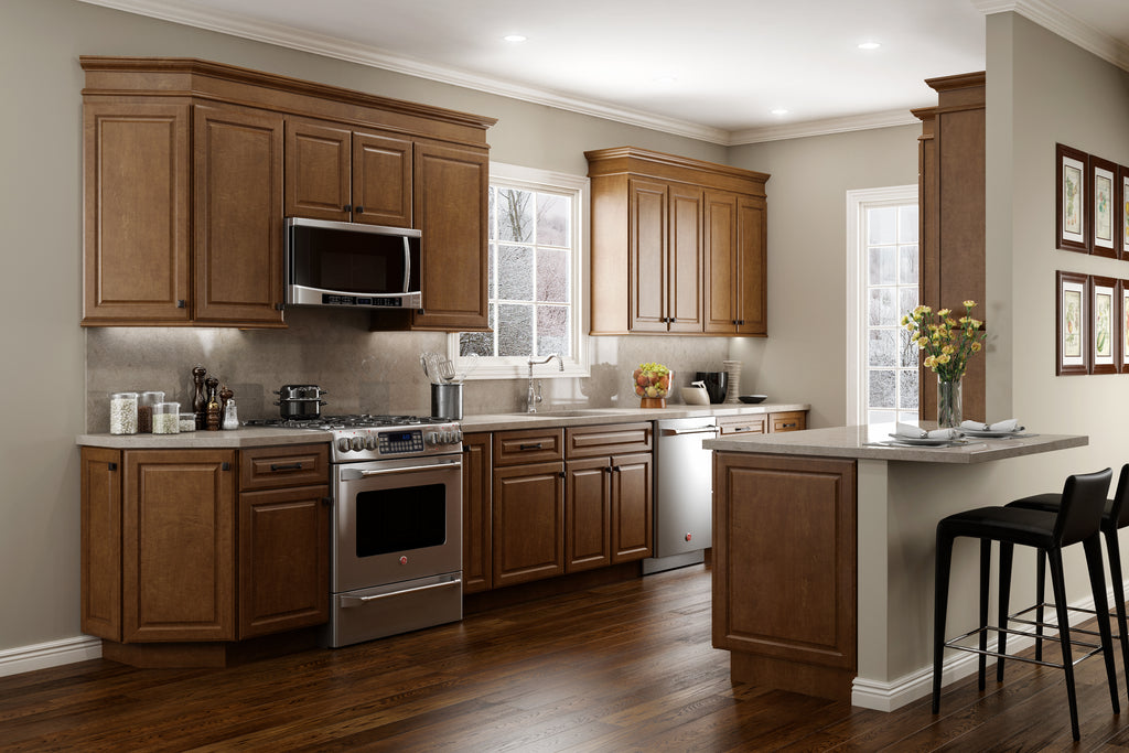 Galley Kitchen Designs For Families - RTA Wood Cabinets