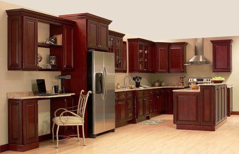 Jsi Cherry Kitchen Cabinets Rta Wood