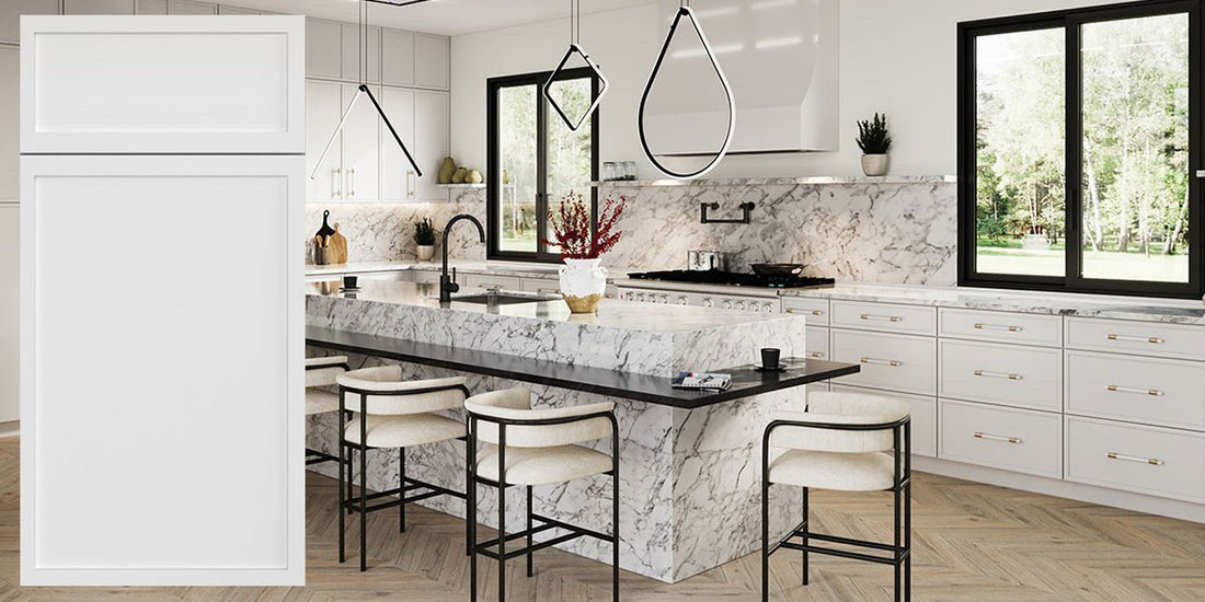 The Timeless Elegance of Thin White Shaker Kitchen Cabinets: A Perfect Choice for Every Home - RTA Wood Cabinets