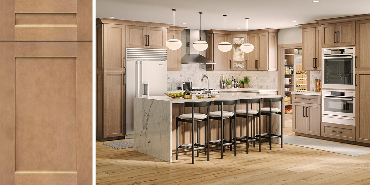 Horizon Toffee Shaker RTA Kitchen Cabinets – RTA Wood Cabinets