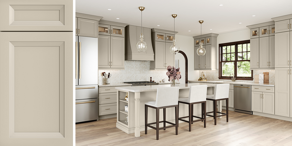 Oxford Cashmere Shaker RTA Kitchen Cabinets