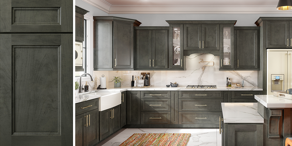 Sterling Smokey Shaker RTA Kitchen Cabinets