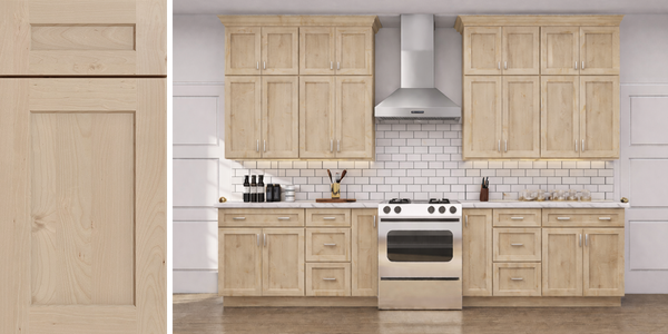 Horizon Unfinished Shaker RTA Kitchen Cabinets - RTA Wood Cabinets