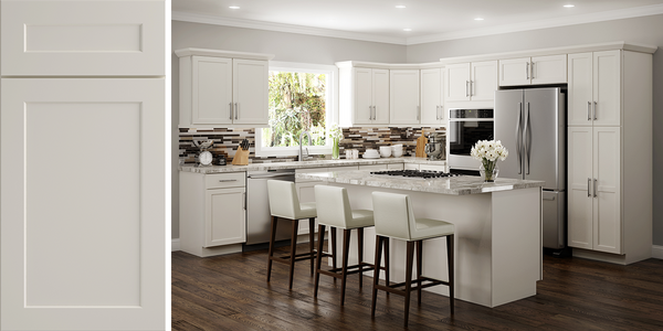 Amesbury Ivory Shaker Cabinets