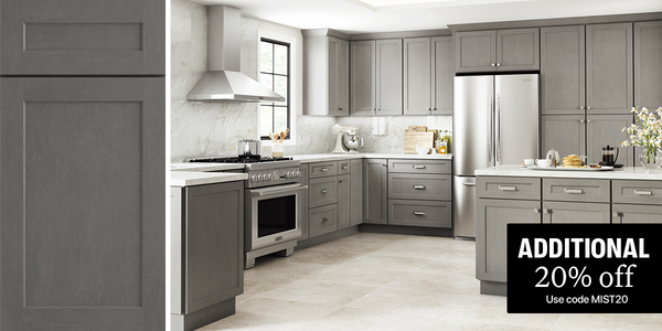 JSI Amesbury Mist Kitchen Cabinets