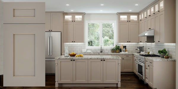 Design a kitchen with a different color island - RTA Wood Cabinets