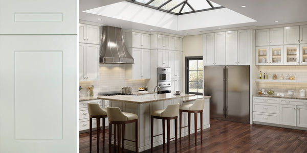 Horizon White Shaker RTA Kitchen Cabinets - RTA Wood Cabinets