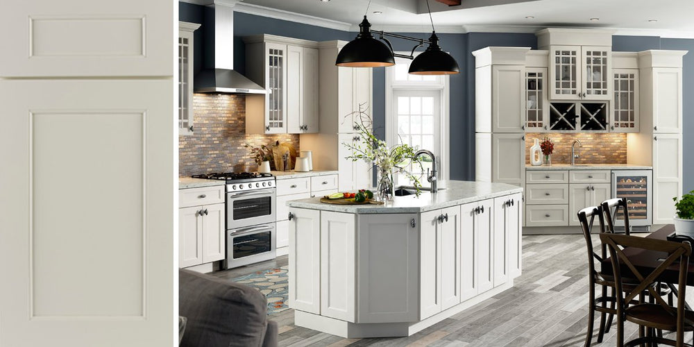 Assembled Wood Cabinets JSI Trenton Shaker Kitchen Cabinets