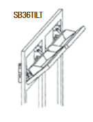 AAMR-SB36TILT Amesbury Mist Recessed Assembled Soap Tilt Out tray