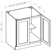 AHS-B36FH Haven Sage Assembled 36