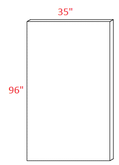 VTD-PNL3596 Euro Dark Oak RTA Matching Finished End