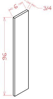 AOS-F696 Oxford Sage Assembled 6x96 Tall Filler