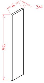 KET-TF696 Essex Truffle RTA 6x96 Tall Filler