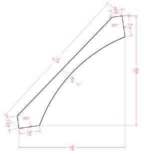 ASC-COV Highland Cinder Grey Assembled Cove Crown Molding