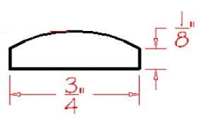 ASG-BAM Highland Grey Assembled Batten Molding