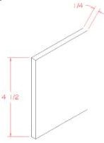 ASW-TKC Highland White Assembled Toe Kick Molding