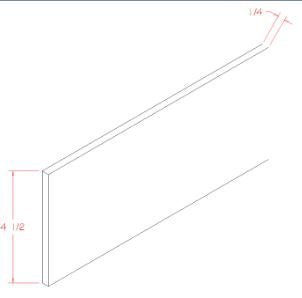 AOT-TKC Oxford Toffee Assembled Toe Kick Molding