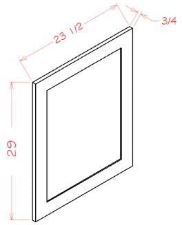 ASEO-BDEP Haven Ember Assembled Base Decorative End Panel