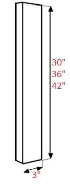 SB10-F330 Sydney White 3x30 Filler