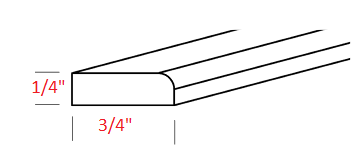 NB107-BAT Newport Evergreen Batten Molding
