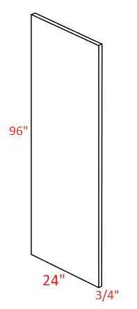 NB10-UREP24 Newport White Refrigerator Panel