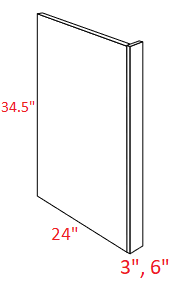 SB102-DWR3 Sydney Linen Dishwasher Panel