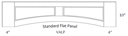 NB10-VALP-60 Newport White Valance