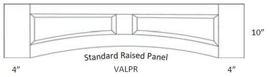 SB10-VALPR-48 Sydney White Valance
