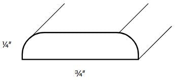 L11-BAT Luxor Espresso Batten Molding