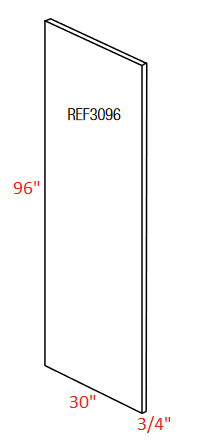 MPM404-UREP30 Milano Pine Refrigerator Panel