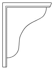 L10-CBS-10 Luxor White Corbel