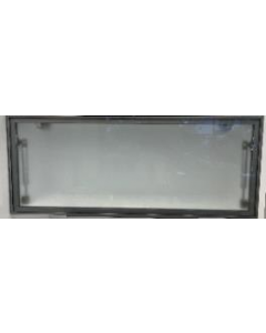 VMB-WGD3318 Euro M Black RTA 33x18 Glass Door