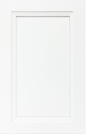 A plain white rectangular picture frame with a simple, flat border, displayed against a white background.