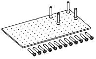 AKED-PS39 Essex Driftwood Peg Drawer Insert