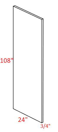 RB10-UREP24-9 Richmond White Refrigerator Panel