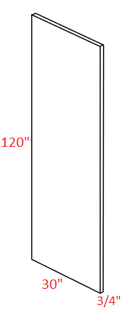 SB102-UREP30-10 Sydney Linen Refrigerator Panel