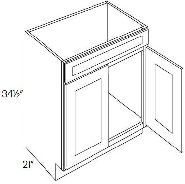 EB23-V2721 Elegant Stone Assembled Vanity Sink Base cabinet
