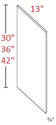 BMM653-WEP30 Broadway Coastal Wall End Panel