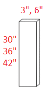 VTR-WF636 Euro Red Oak 6x36 Filler