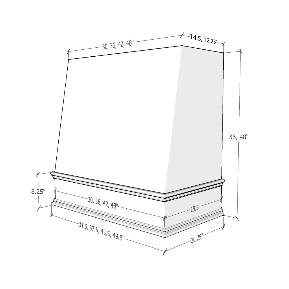 Wilmington - Angled Classic Moulding Smooth