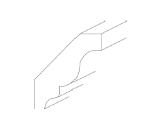 L05-CRM Luxor Harvest RTA Crown Molding Traditional