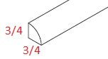 JCS-QRM8 Horizon Cream RTA Shoe Molding