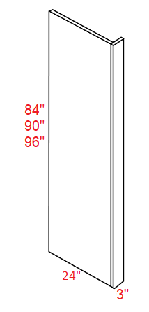 AL11-REP390 Luxor Espresso RTA Refrigerator Panel