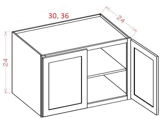 ES-W362424 Horizon Espresso RTA 36x24x24 Wall Cabinet