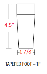 KTR-TF Trenton RTA Decorative Feet