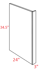 AM-DWR3 Amesbury Mist RTA Dishwasher Panel