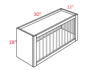 EB23-PR3018 Elegant Stone Plate Rack