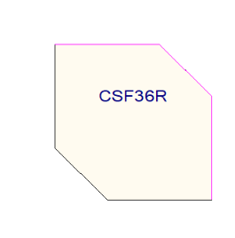 ML19-CSFFL36 Matrix Greystone 36" Corner Sink Base Floor 