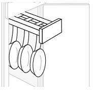 AMR-GLDPULL Amesbury Mist Recessed 12" Base Glide Pull Out