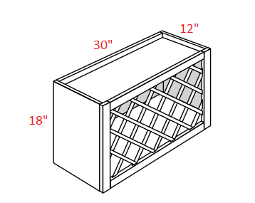 HSW-WR3018 Harbor White RTA Wine Rack